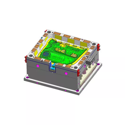 Пресс-форма для литья основного корпуса автомобильной дверной панели