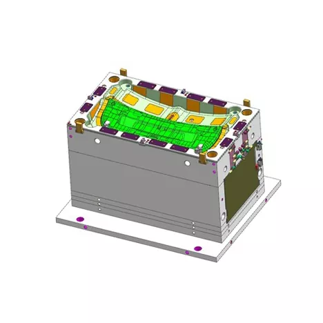 Пресс-форма для литья под давлением автомобильной панели обшивки задней двери