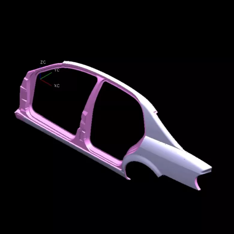 Штамповочная машина для автомобильной правой боковой панели