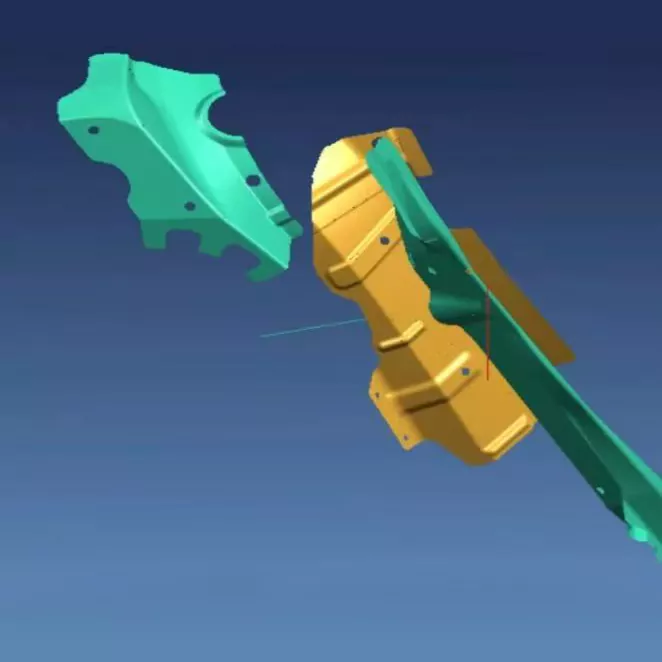 Штамповочные штампы для небольших автомобильных армирующих пластин