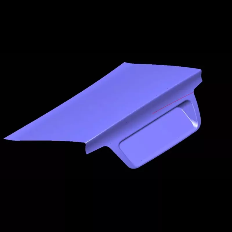 Штамповочный штамп для наружной панели крышки багажника автомобиля