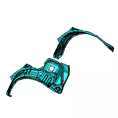 Пресс-форма для литья под давлением автомобильной колесной арки